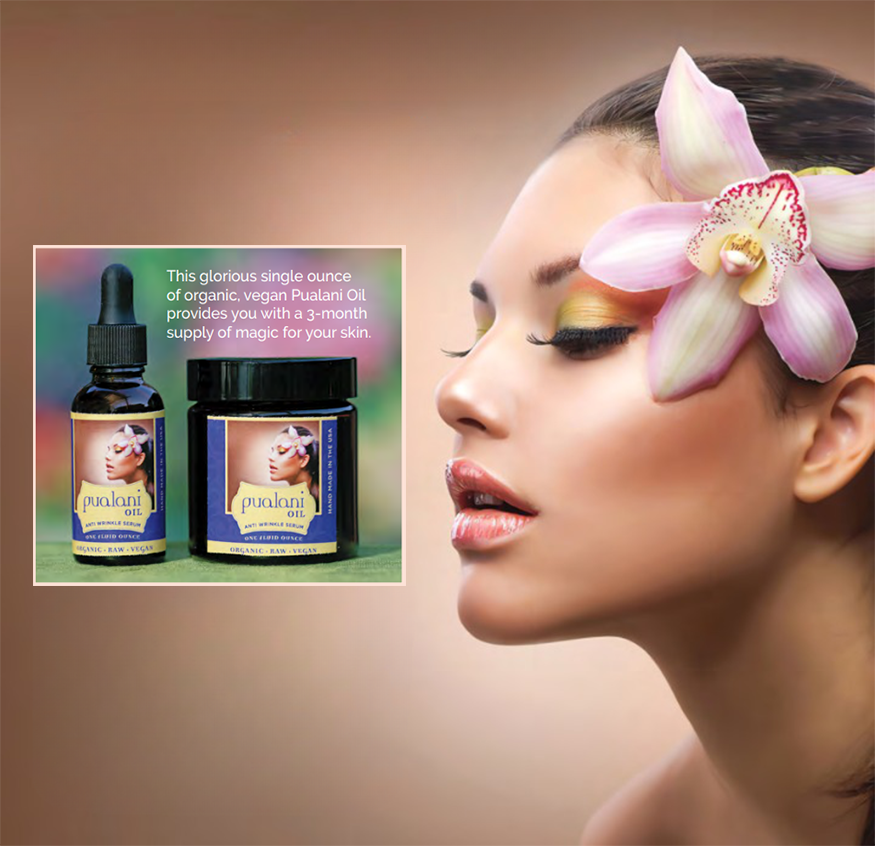 This glorious single ounce of organic, vegan Pualani Oil provides you with a 3-month supply of magic for your skin.