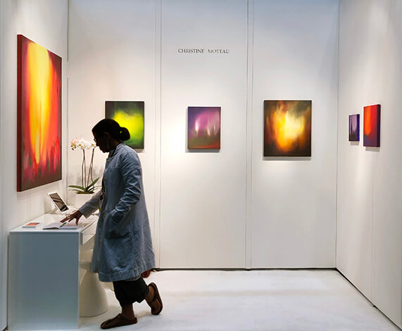 Christine Mottau’s chakra meditation paintings with the integration of mind, body, and spirit